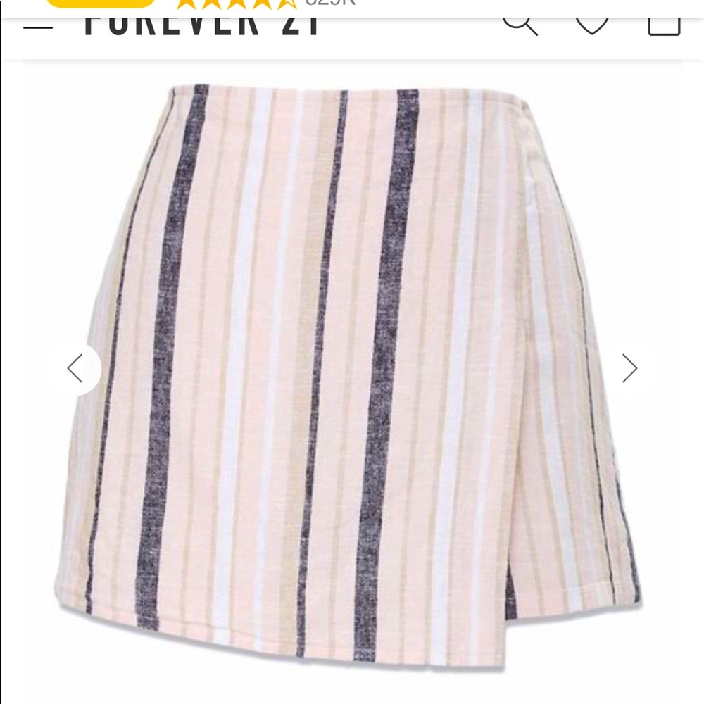 XS Forever 21 blush mini skirt/skort
